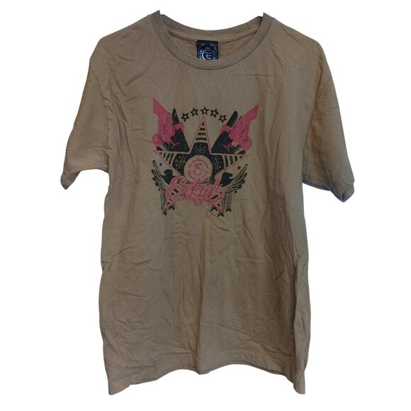 Vintage Y2K Ezekiel Men's LG Star/Eagle Logo Graphic Tee - Picture 1 of 4